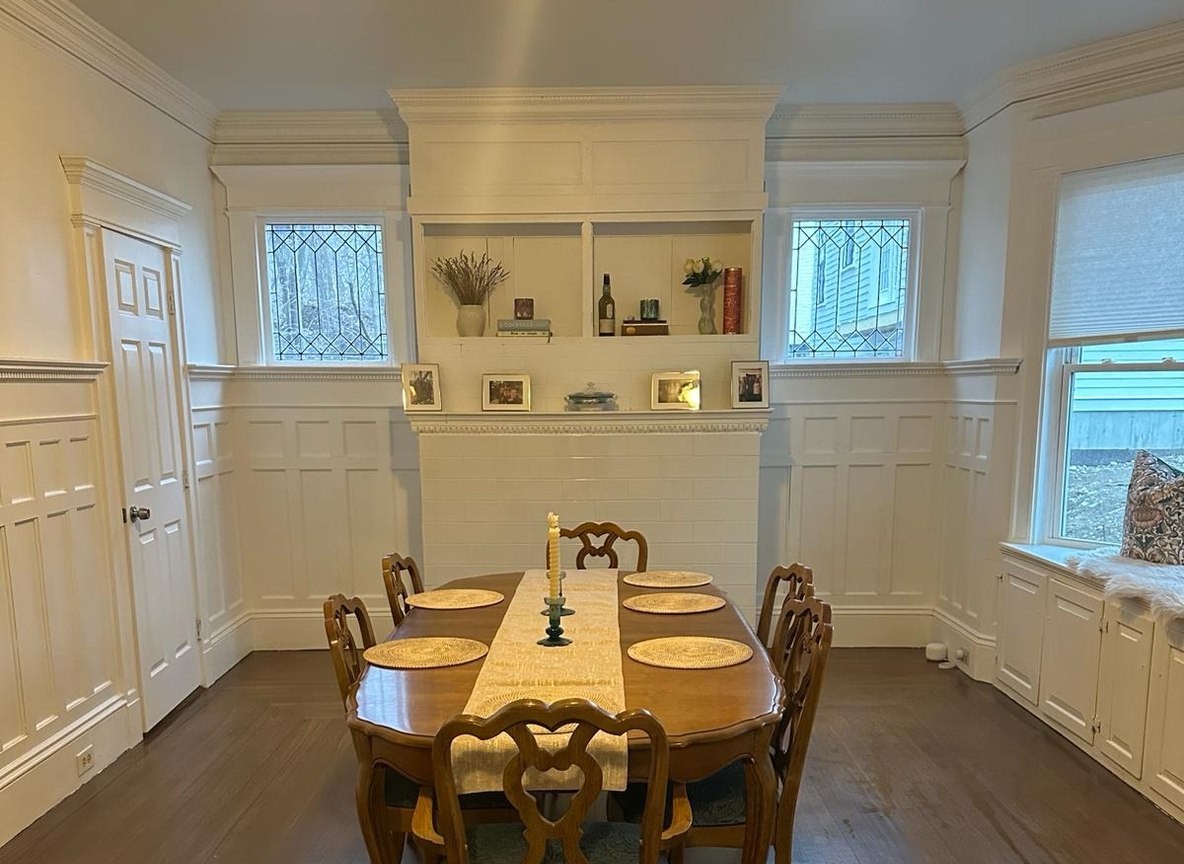 Elegant dining room detailed by Allegry Cleaning Services